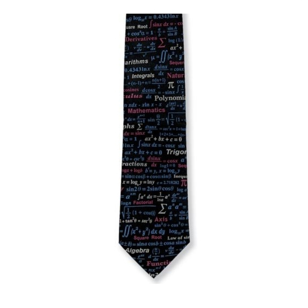 Computer Gear Math Equation Engineer Tie - image 1